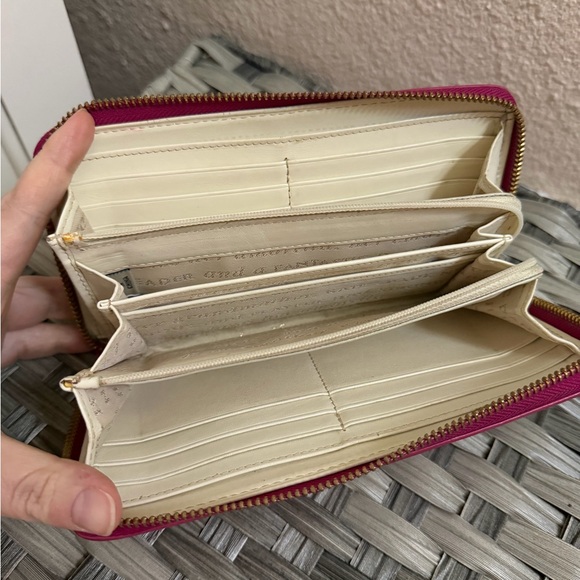 Kate Spade New York Pink Patent Leather Zip Around Wallet - Picture 6 of 16